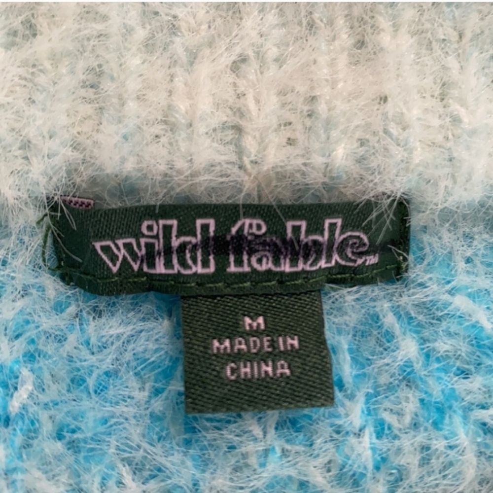 Wild Fable Pastel Ombré Sweater with Balloon Sleeves Size M - Picture 5 of 7